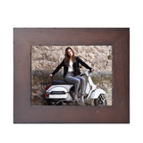 KODAK Classic Photo Frame 8-Inch Wi-Fi Enabled Candlenut Distressed Wood Frame, 32GB Internal Memory with Hi-Res Touch Screen, Model RCF-8016