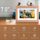 KODAK 7-inch Digital Photo Frame with 32GB Internal Storage, WiFi and auto rotation