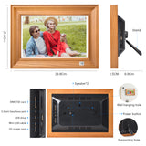 KODAK Digital Photo Frame RWF-127, Full HD 10.1 inch Touchscreen, WiFi Enabled, 32GB Internal Memory with Photo, Video, Audio, Calendar & Weather Display Features (Burlywood))