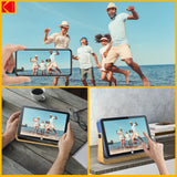 Kodak 10-inch Portable WiFi Digital Photo Frame RWF-108, 32GB Internal Storage, Touchscreen Adjustable Display, with Rechargeable Battery