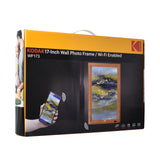 KODAK 17.3-inch Wi-Fi Enabled Digital Photo Frame WF173V, 32GB Internal Memory Wooden Frame with Photo, Video, Clock, Calendar, Weather and SD Card, USB and 3.5 Earphone Ports (Remote Control Incl.)