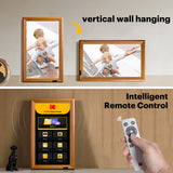 KODAK 17.3-inch Wi-Fi Enabled Digital Photo Frame WF173V, 32GB Internal Memory Wooden Frame with Photo, Video, Clock, Calendar, Weather and SD Card, USB and 3.5 Earphone Ports (Remote Control Incl.)