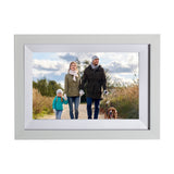 KODAK Classic Photo Frame 10.1 inch Wi-Fi Enabled RCF-1012W in Natural Wooden Frame Bundled with Two Extra Frames in Black and White 32GB Internal Memory, 10GB Cloud Storage