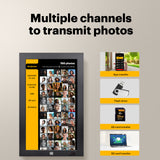 KODAK 17.3-inch Wi-Fi Enabled Digital Photo Frame WF173V, 32GB Internal Memory Wooden Frame with Photo, Video, Clock, Calendar, Weather and SD Card, USB and 3.5 Earphone Ports (Remote Control Incl.)