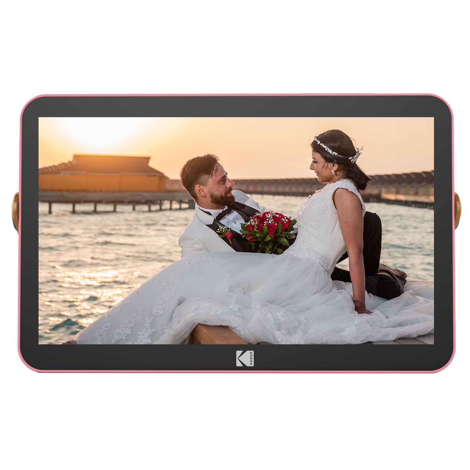 Kodak 10-inch Wi-Fi Digital Photo Frame RWF-108, 16GB Touchscreen with Rechargeable Battery