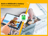 Kodak 10-inch Portable WiFi Digital Photo Frame RWF-108, 32GB Internal Storage, Touchscreen Adjustable Display, with Rechargeable Battery