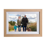 KODAK Classic Photo Frame 10.1 inch Wi-Fi Enabled RCF-1012W in Natural Wooden Frame Bundled with Two Extra Frames in Black and White 32GB Internal Memory, 10GB Cloud Storage