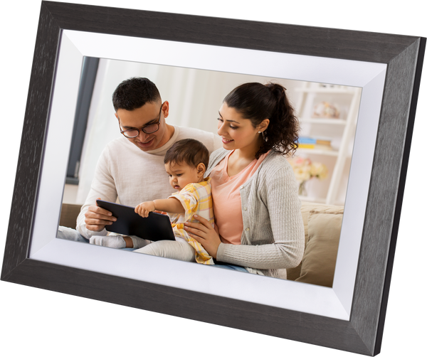 Kodak Classic Wooden Digital Photo Frame 1012W, 10.1 inch Touchscreen