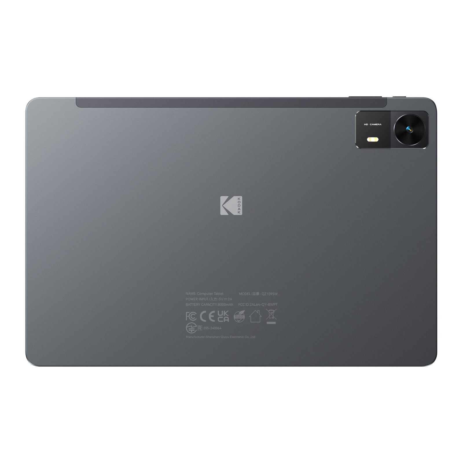 KODAK 11" Android 15 Tablet – 4GB RAM, 128GB Storage (Expandable to 1TB), 16MP Dual Camera, 1200x1920 FHD Display, 8000mAh Battery, Metal Body, Face Unlock