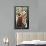 KODAK 17.3-inch Wi-Fi Enabled Digital Photo Frame WF173V, 32GB Internal Memory Wooden Frame with Photo, Video, Clock, Calendar, Weather and SD Card, USB and 3.5 Earphone Ports (Remote Control Incl.)
