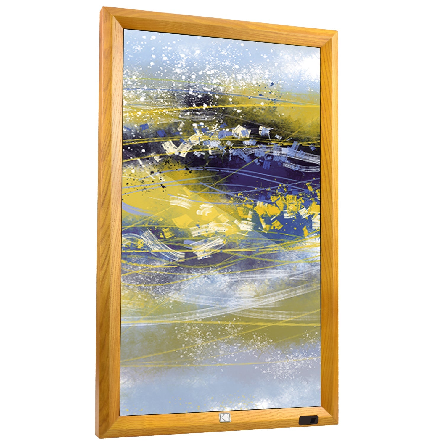 KODAK 23.8-inch Wi-Fi Enabled Digital Photo Frame WF238V, 32GB Internal Memory Wooden Frame with Photo, Video, Clock, Calendar, Weather and SD Card, USB and 3.5 Earphone Ports (Remote Control Incl.)