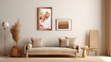 KODAK 32-inch Wi-Fi Enabled Large Wall Screen Digital Photo Frame, WF320V with 32GB Internal Memory, Wooden Frame with Photo, Video, Clock, Calendar, Weather Features and SD Card, USB and 3.5 Earphone Ports (Remote Control Incl.)