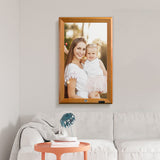 KODAK 17.3-inch Wi-Fi Enabled Digital Photo Frame WF173V, 32GB Internal Memory Wooden Frame with Photo, Video, Clock, Calendar, Weather and SD Card, USB and 3.5 Earphone Ports (Remote Control Incl.)