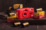 Kodak M35 Film Camera, using 35mm Film (Scarlet)