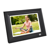 KODAK Digital Photo Frame RWF-127, Full HD 10.1 inch Touchscreen, WiFi Enabled, 32GB Internal Memory, Natural Wood with Photo, Video, Audio, Calendar & Weather Display Features