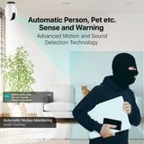 ttec Wizi Pro, Full HD 360 Degree Plug & Play Wi-Fi Smart Security Camera for Wall, Desktop and Ceiling