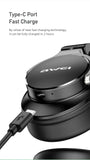 Awei A710BL Active Noise Cancelling Wireless Over-Ear Foldable Headphones