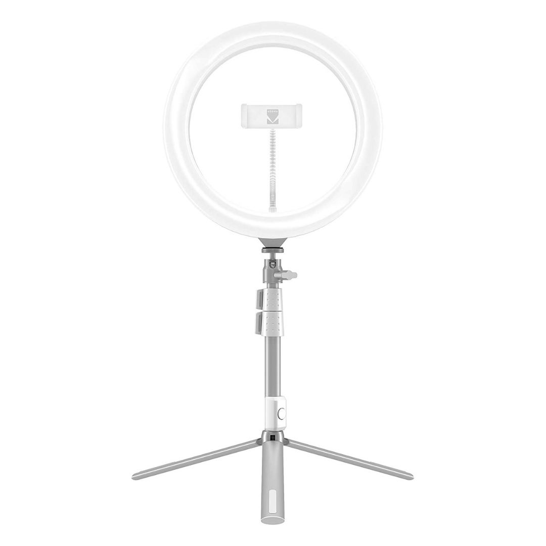 Kodak 10" LED Ring Light for Phones, Small DSLR and Actioncams