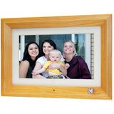 Kodak 10-inch Digital Photo Frame in Burlywood Frame with photo displaying