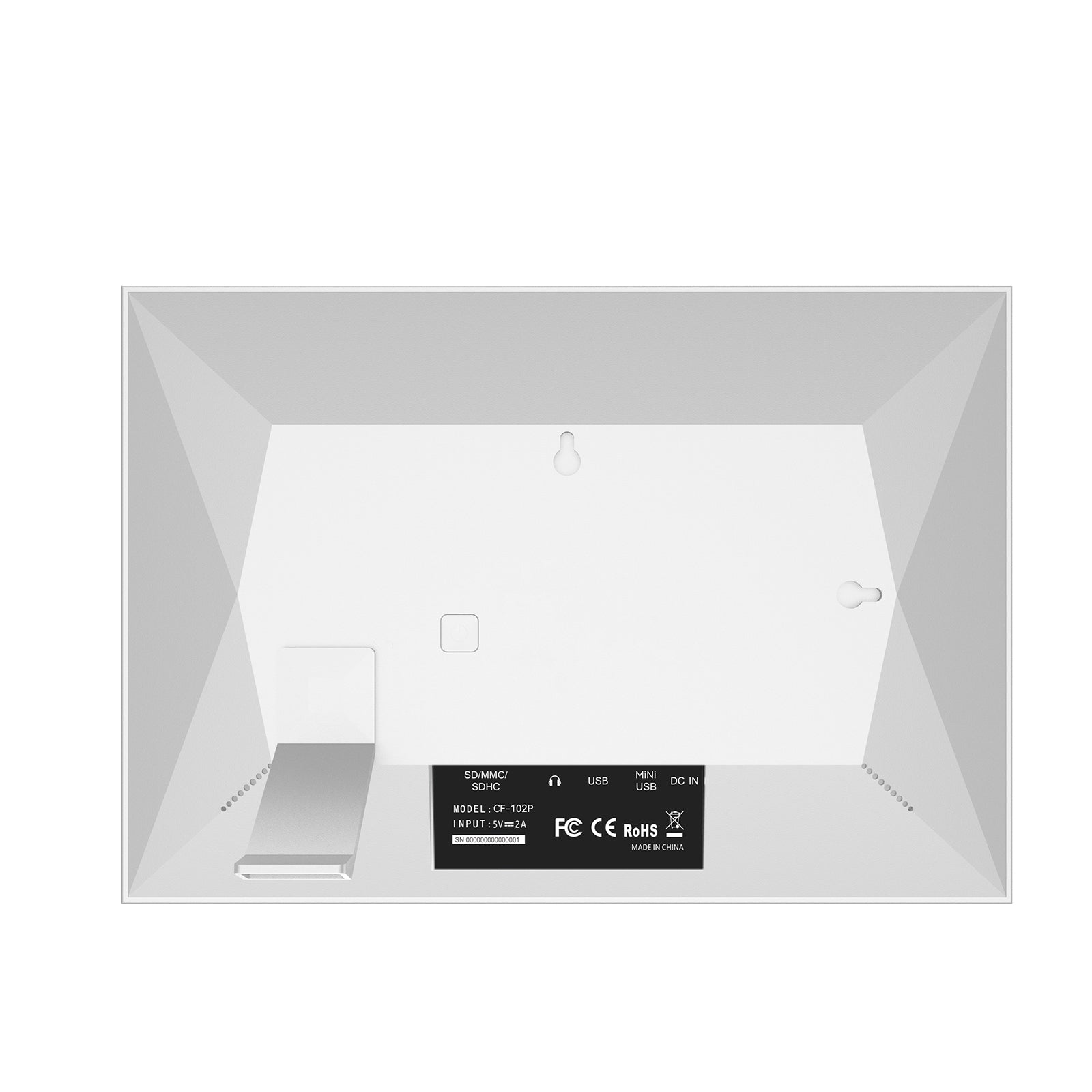 KODAK CF102P 10.1-Inch Smart Digital Photo Frame, 32GB HD Touchscreen, Wi-Fi Enabled, Auto-Rotation, Music & Video Playback, Weather & Calendar Display