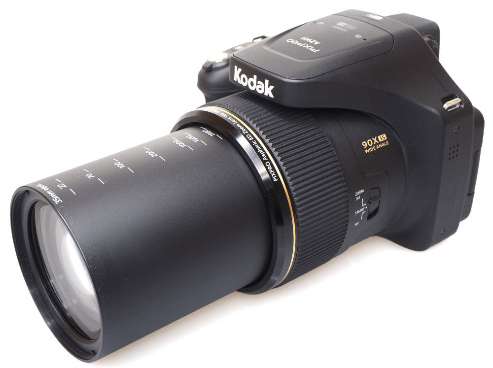 Kodak PIXPRO AZ901 WiFi-enabled, 20 MP Black Digital Camera with 90x Optical Zoom