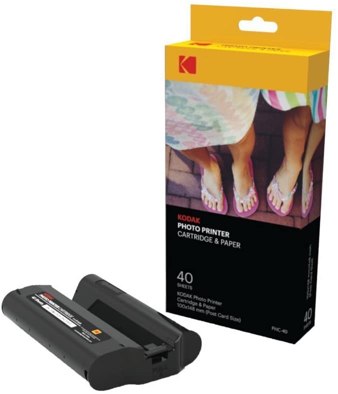Kodak All-in-One Cartridges & Photo Papers for KODAK/AGFA Postcard Size Photo Printers PHC-40 PHC-80 PHC-120