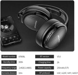 Awei A780BL Wireless Bluetooth Foldable Headphone with 3.5mm Cable Connection Option and Memory Card Slot for Music Playback