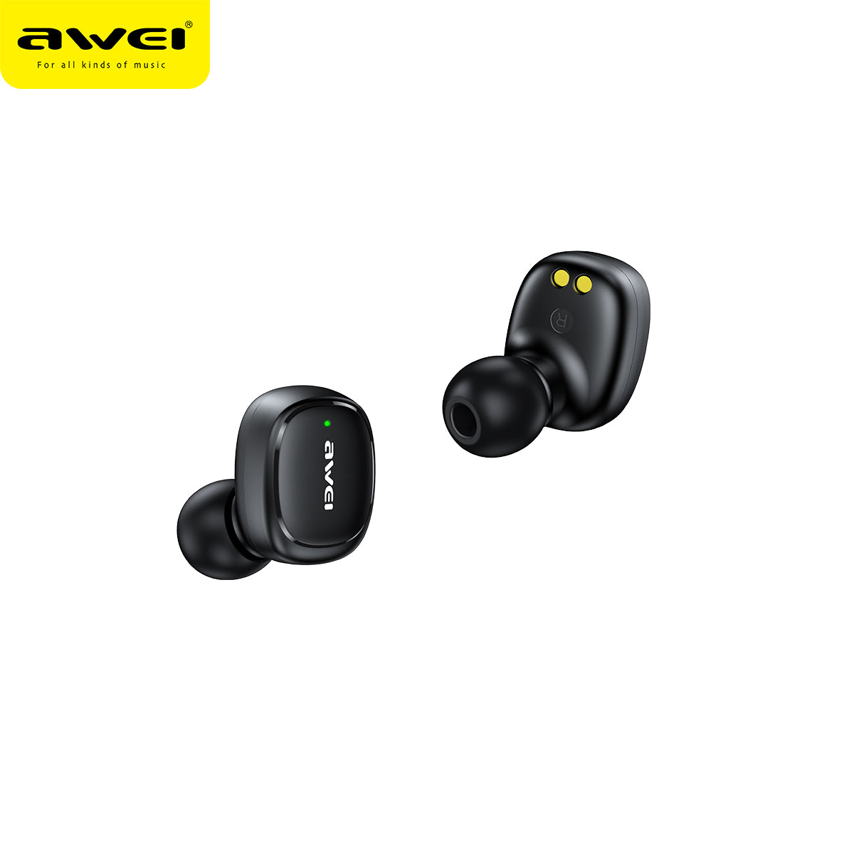 Awei T13 Pro Waterproof Wireless Earbuds with 30 Hours Playtime - BRAND PROMOTION OFFER!