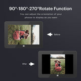 Kodak RCF-106 Wi-Fi 10" Digital Photo Frame IPS Touch Screen, 16GB Internal Memory with Picture/Music/Video Features (Black)