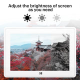 Kodak RCF-106 Wi-Fi Digital Photo Frame 10-inch brightness levels