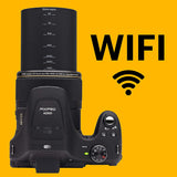 Kodak PIXPRO AZ901 WiFi-enabled, 20 MP Black Digital Camera with 90x Optical Zoom