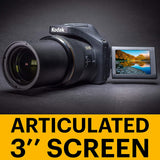 Kodak PIXPRO AZ1000 4K 20MP Black Digital Camera with 102x Optical Zoom