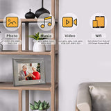 Kodak Classic Digital Photo Frame Wood can play video, music or photos