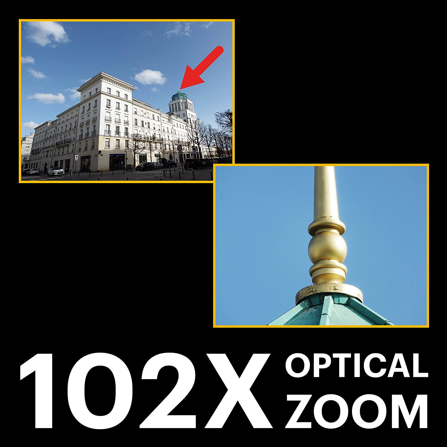 Kodak PIXPRO AZ1000 4K 20MP Black Digital Camera with 102x Optical Zoom