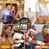 Kodak 10.1 Inch Wood Digital Picture Frame RDPF-1020V with Remote Control, IPS Screen HD Display, Auto-Rotate, Wall Mountable, Programmable Auto On/Off, Enjoy Your Precious Moment in Slideshow, Black (No Wi-Fi)