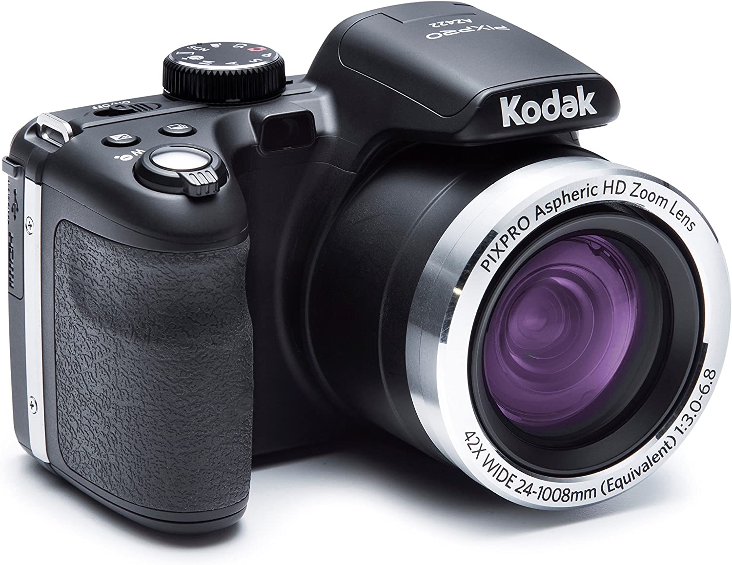 Kodak PIXPRO AZ422 Reflex Astro Zoom Bridge Black 20MP Camera with 42x Optical Zoom