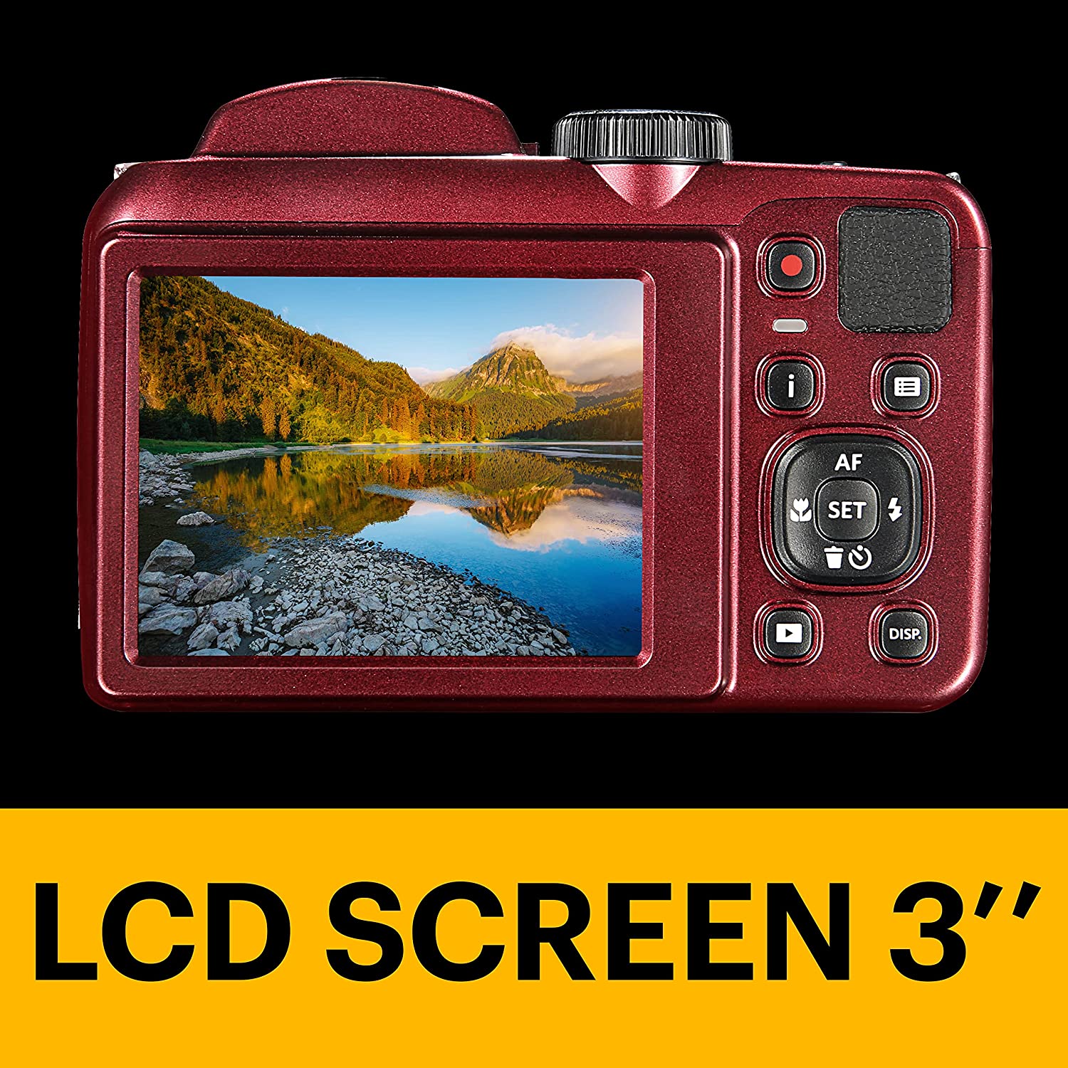 KODAK PIXPRO AZ252 Reflex Astro Zoom Bridge Camera 16MP, 3-inch LCD and 25X optical Zoom with Optical Image Stabilizer