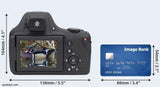 Kodak PIXPRO AZ901 WiFi-enabled, 20 MP Black Digital Camera with 90x Optical Zoom