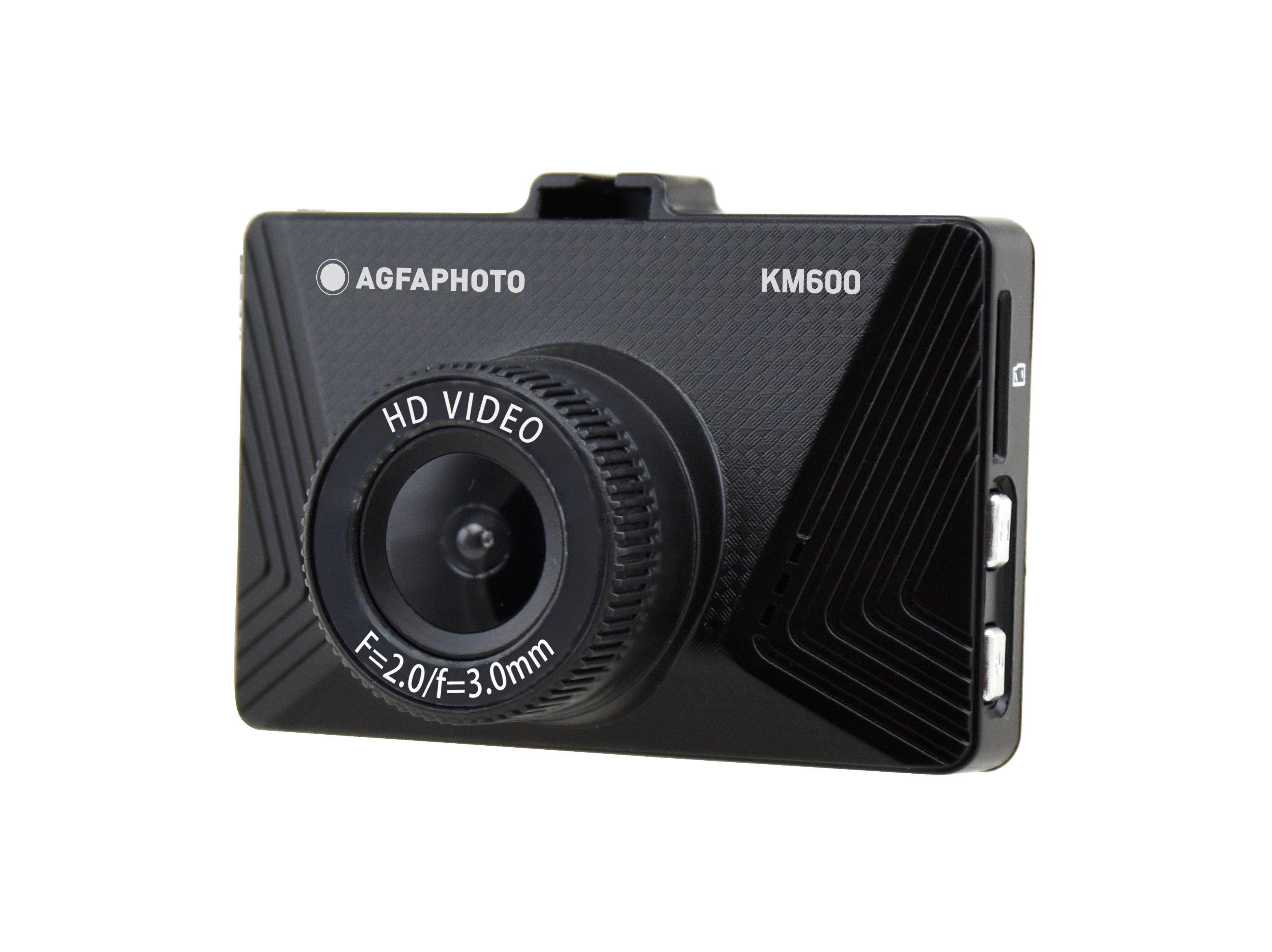 AgfaPhoto Realimove KM600 Dash Cam with LCD Screen, Loop recording, Motion detection and Parking Monitor