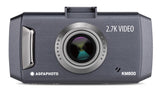 AgfaPhoto Realimove KM800 2.7K Ultra HD Dash Cam with LCD Screen, 150 Degree Wide Angle Lens, G-Sensor, Motion Detection and Parking Monitor
