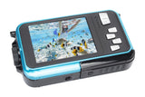 AGFAPHOTO 24MP Waterproof Compact Zoom Digital Camera with Dual LCD and Full HD Video Recording, Realishot WP8000