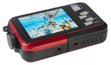 AGFAPHOTO 24MP Waterproof Compact Zoom Digital Camera with Dual LCD and Full HD Video Recording, Realishot WP8000