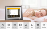 Kodak Rustic Wood WiFi-Enabled Digital Photo Frame HDPF-978, Advanced 9.7” Touchscreen with 2K Resolution, 32GB Internal Memory and Adjustable Stand