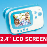 AgfaPhoto Realikids Instant Cam, 15MP Childrens Digital Camera with Inkless Printing