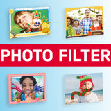 AgfaPhoto Realikids Instant Cam, 15MP Childrens Digital Camera with Inkless Printing