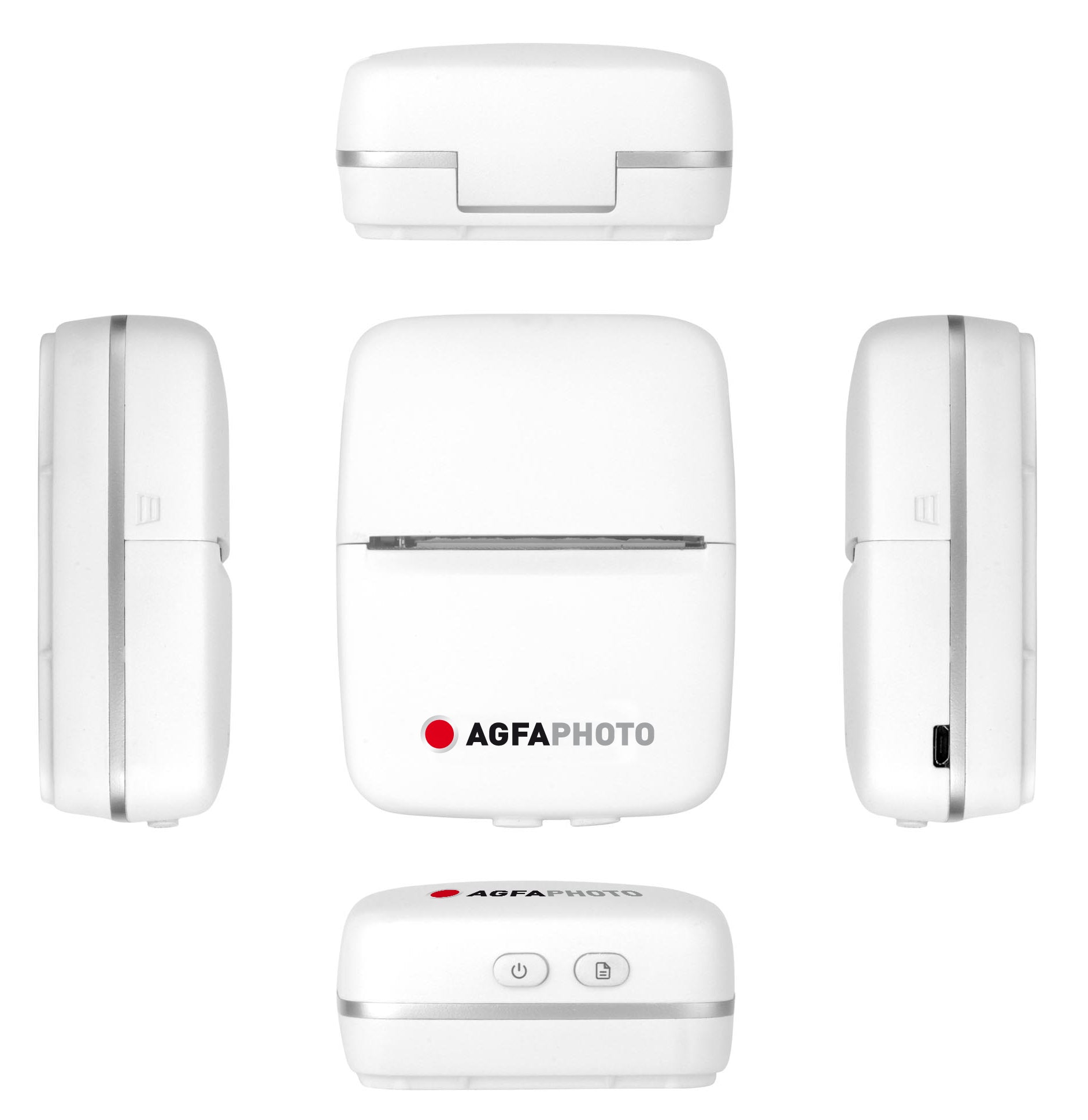 AgfaPhoto Realipix Pocket P Portable Black and White Thermal Printer