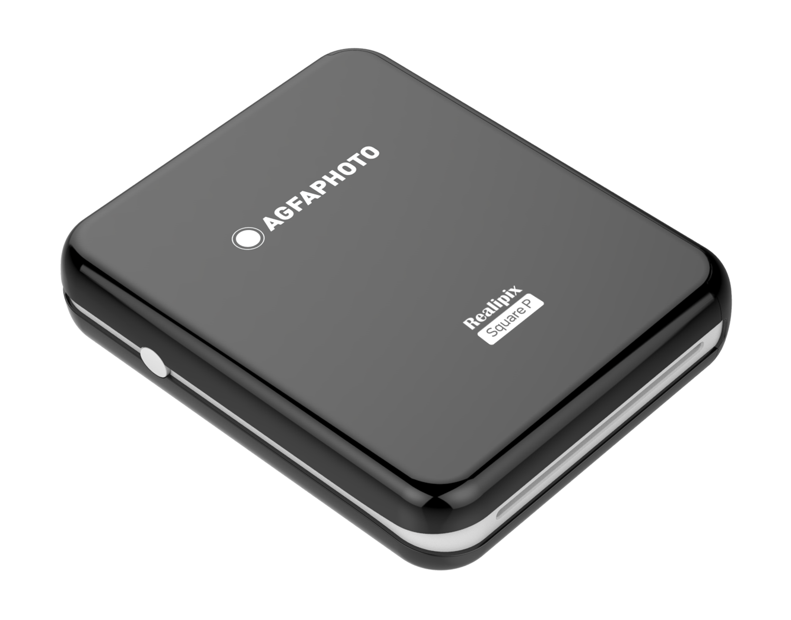 AgfaPhoto Realipix Square P (76 x 76 mm) Wireless Portable Photo Printer black top view
