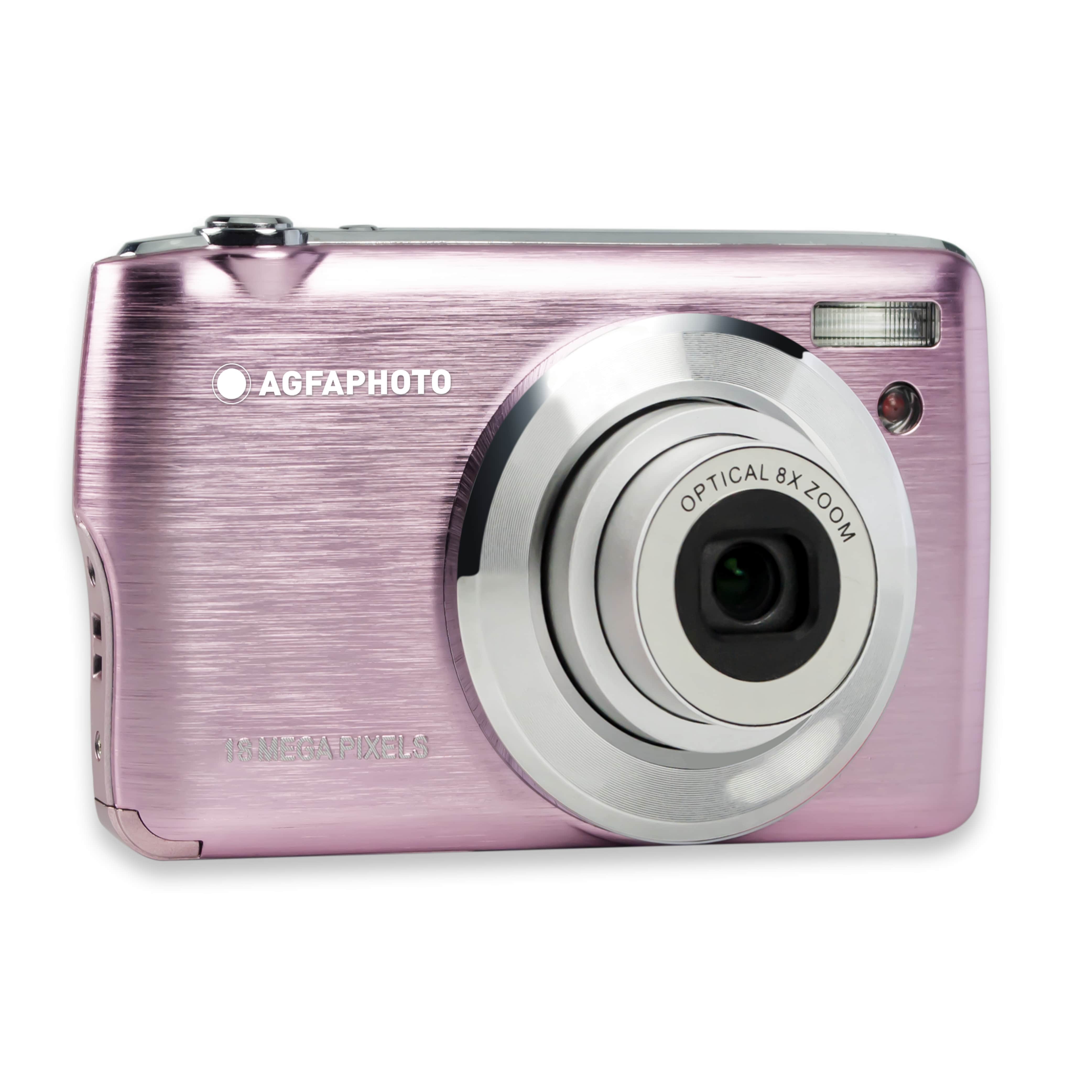 AGFA PHOTO 18MP Compact Optical 8X Zoom Digital Camera with 2.7-inch LCD and Full HD Video Recording, Realishot DC8200 in six Colors