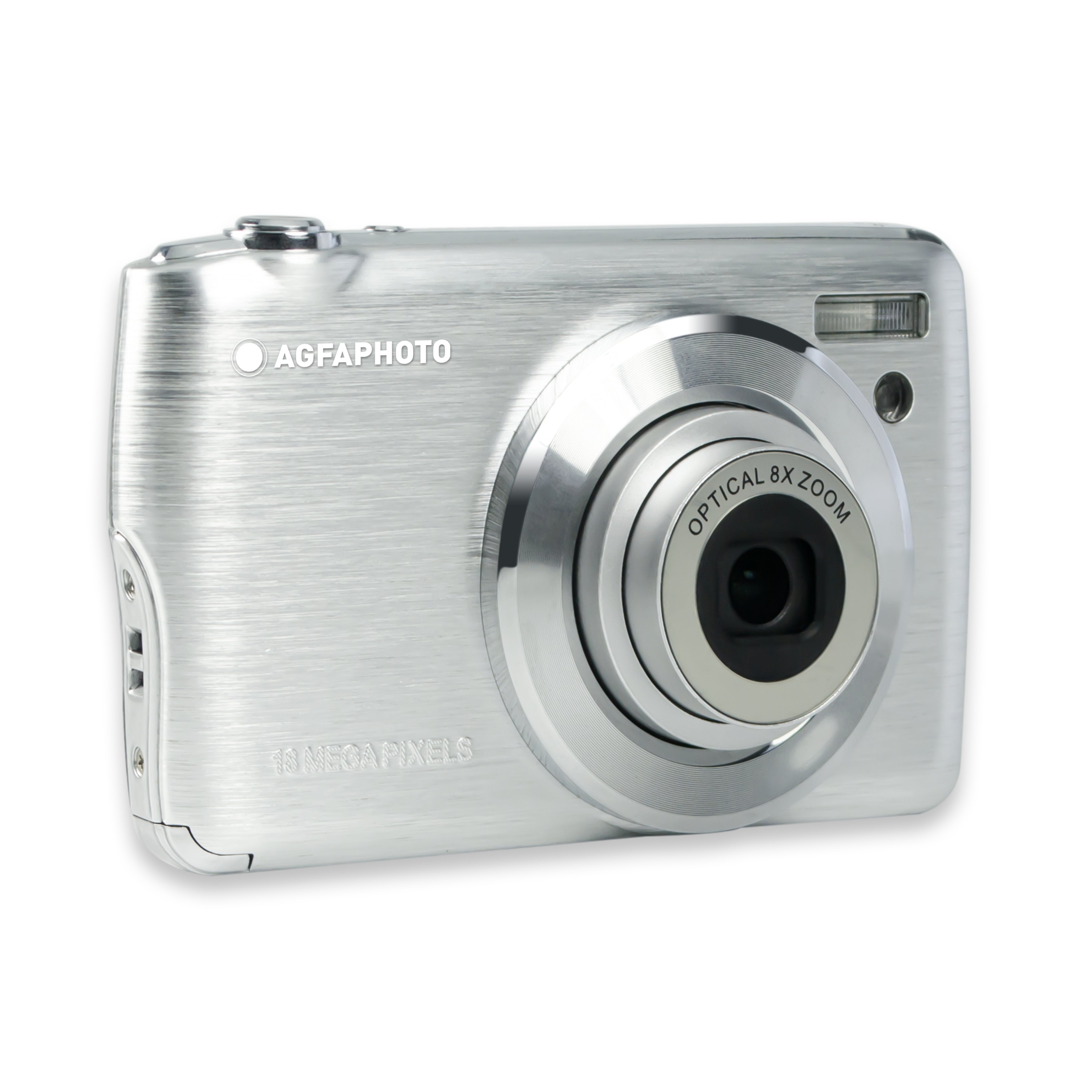 AGFA PHOTO 18MP Compact Optical 8X Zoom Digital Camera with 2.7-inch LCD and Full HD Video Recording, Realishot DC8200 in six Colors