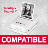 AgfaPhoto Realipix 3 Rolls Black & White Thermal Printer Paper Fits Realipix P Pocket Printer ATP3WH